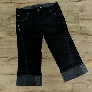 Lip Service black capris punk goth vintage